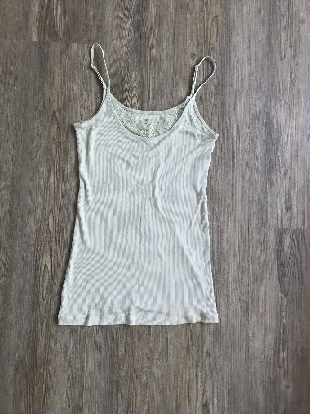LOFT Lace-Trim Camisole Tank Top
